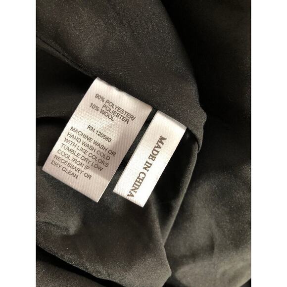 Amanda + Chelsea Skirt Wool Blend Brushed Colorblock Mini Camel Grey Black NWT S - Picture 8 of 9